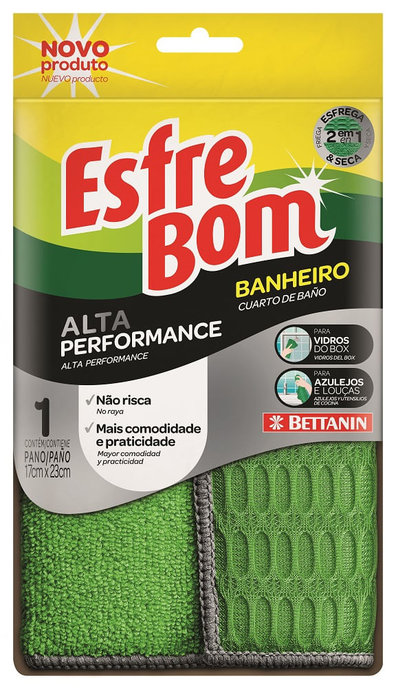 Pano para Banheiro Bettanin Alta Performance Esfrebom