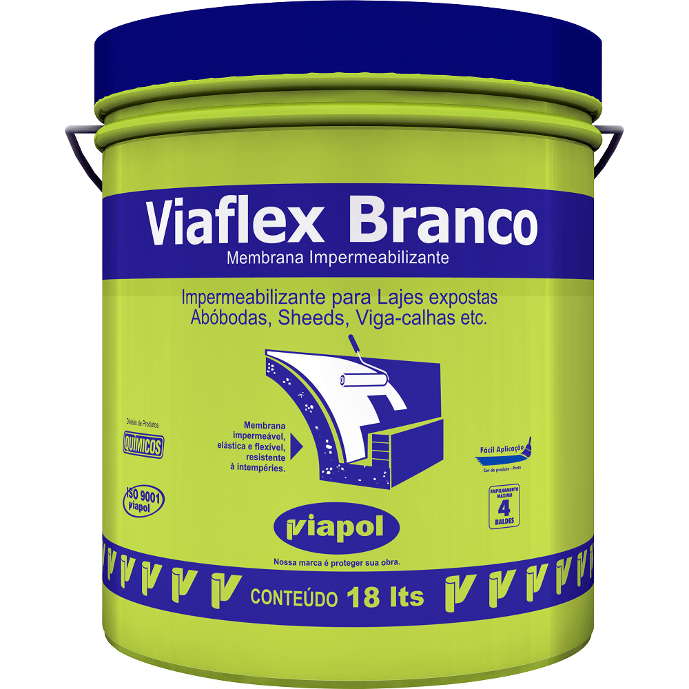 Viaflex 18 Kg Branco - Casa Toni