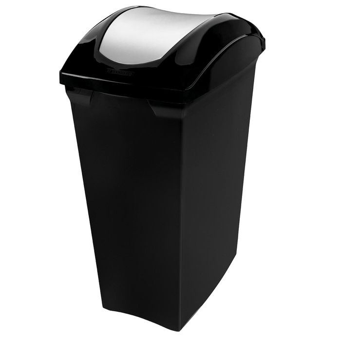 Lixeira Slim Sanremo Tampa Basculante 15L SR62