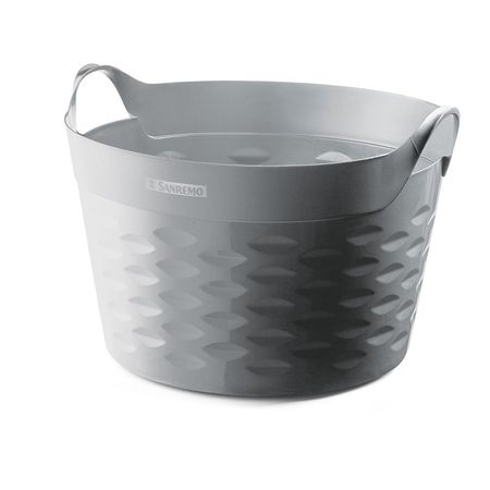 cesto-organizador-circular-cinza-30l-sanremo