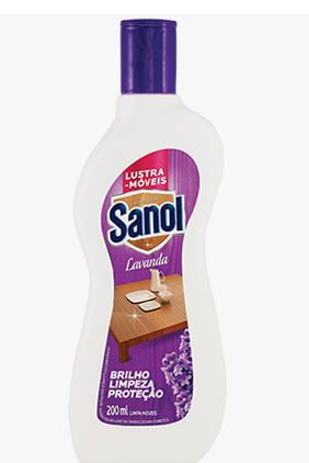 Lustra Móveis Sanol Lavanda 200ml