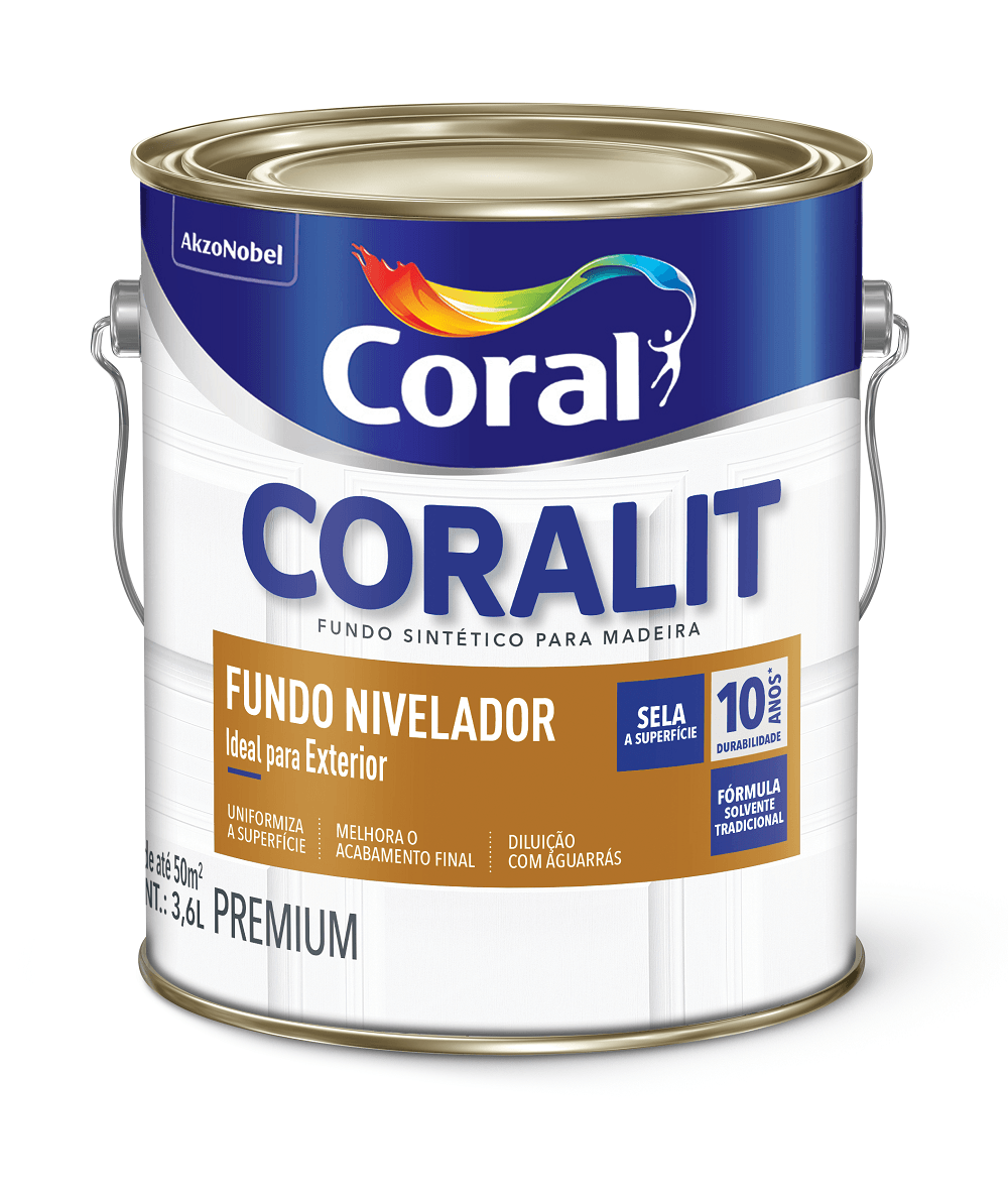Fundo Sintético Nivelador Coral Coralit 3,6L