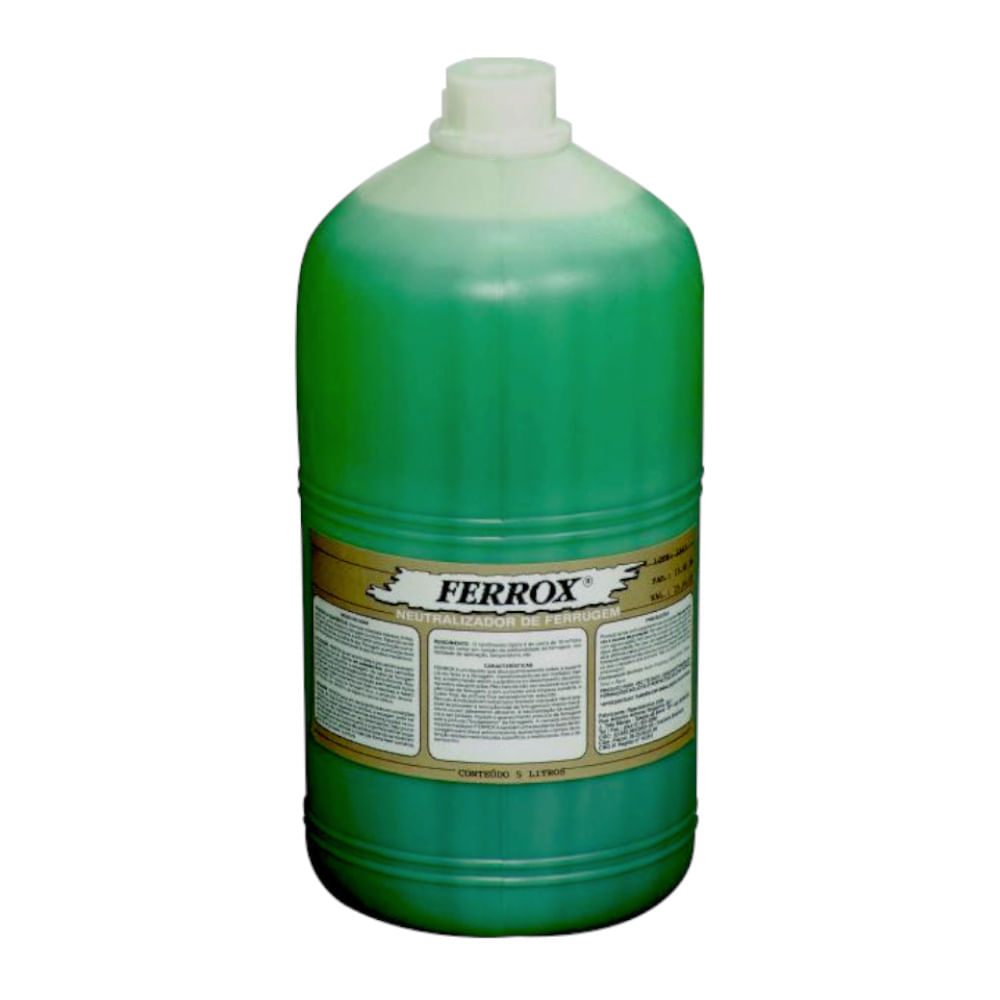 Removedor Neutralizador de Ferrugens Ferrox 5L
