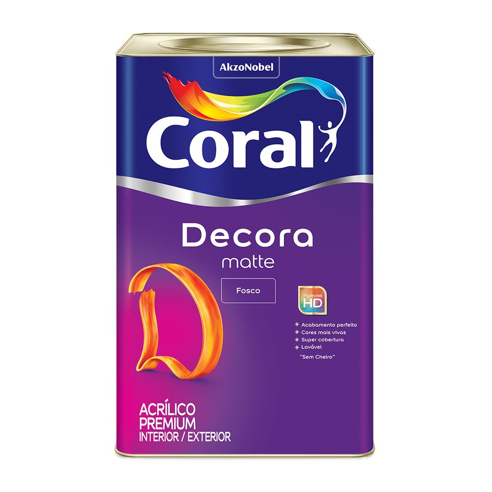 Tinta Coral Sol E Chuva Preço Tinta Acrilica Coral Decora Premium Fosco 18l Casa Toni