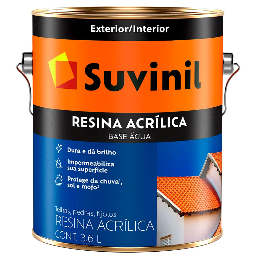 Resina Acrílica Suvinil Base Água 3,6L