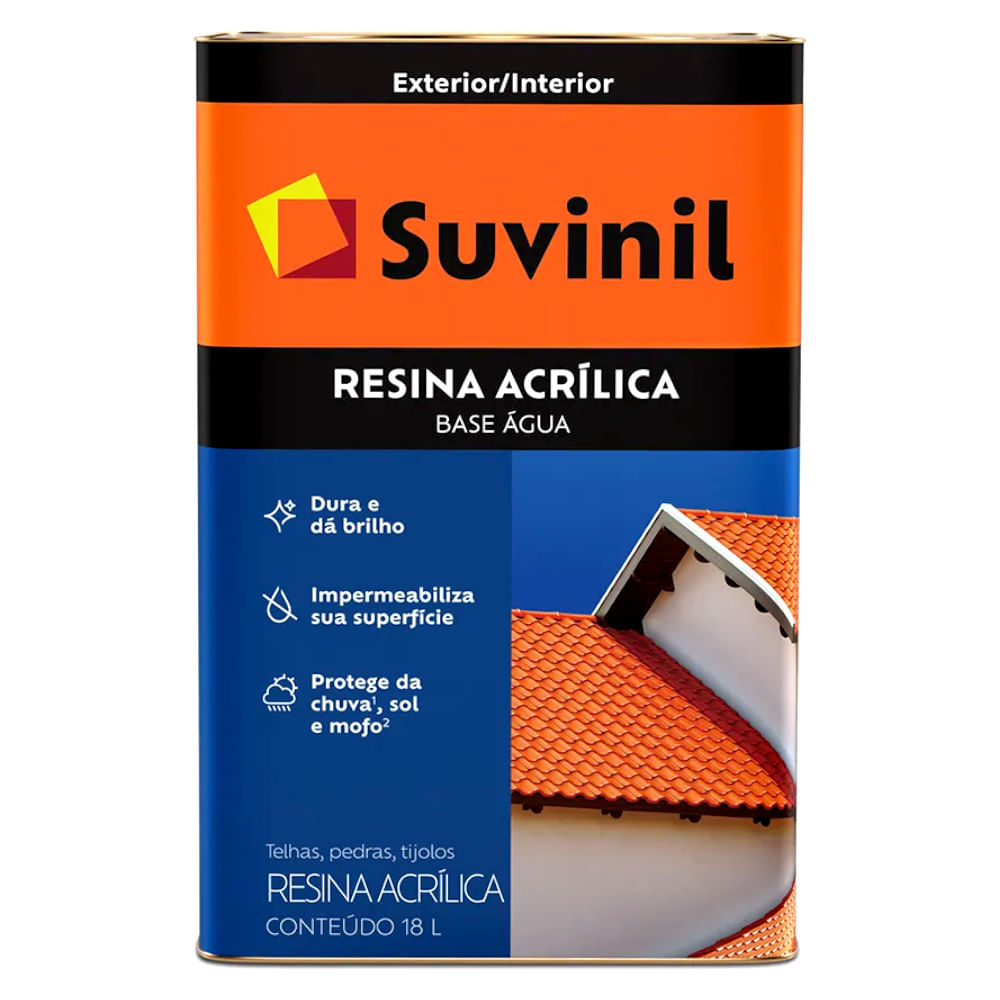 Resina Acrílica Suvinil Base Água 18L