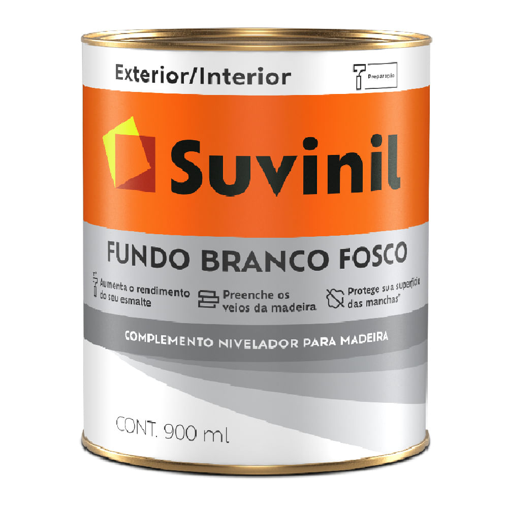 Fundo Fosco Suvinil Base Água Seca Rápido 900ml