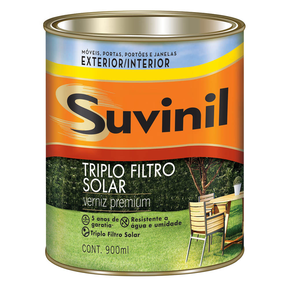 Verniz Suvinil Triplo Filtro Solar Fosco 900ml