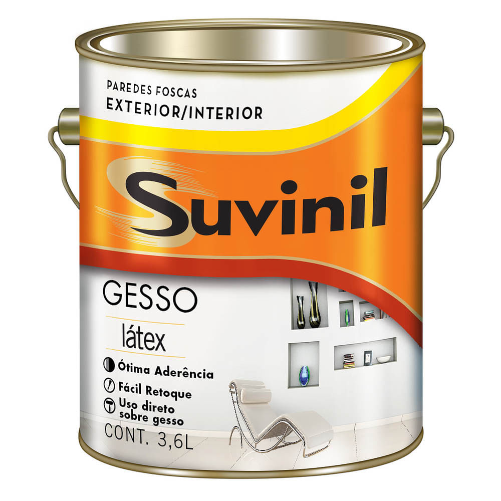 Tinta para Gesso e Drywall Suvinil 3,6L - Casa Toni