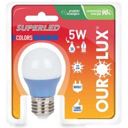 Lampada-Superled-Ourolux-S30-Color-E27-Azul-5W