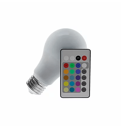 Lâmpada Led Bolinha RGB 3,5w com controle E27 - LM340