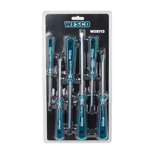Jogo Chave Fenda e Philips Wesco WS9713 6 Peças