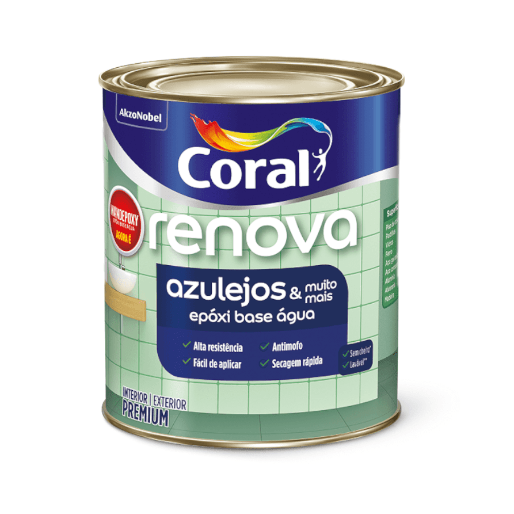 Tinta Epóxi Acetinado Wandepoxy Coral 900ml