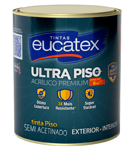 Tinta Acrílica Ultra Piso Premium Eucatex 3,6L