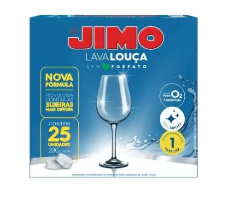 Jimo Lava Louça Pastilha Caixa com 25 un