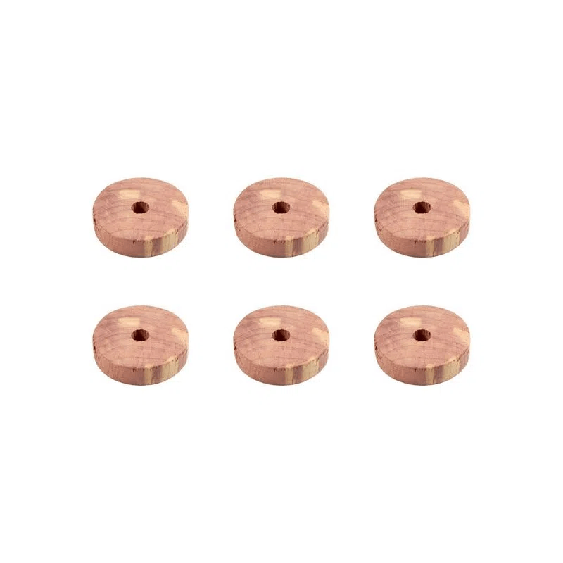 Kit 6 Anéis Antimofo Cedro Natural Oikos