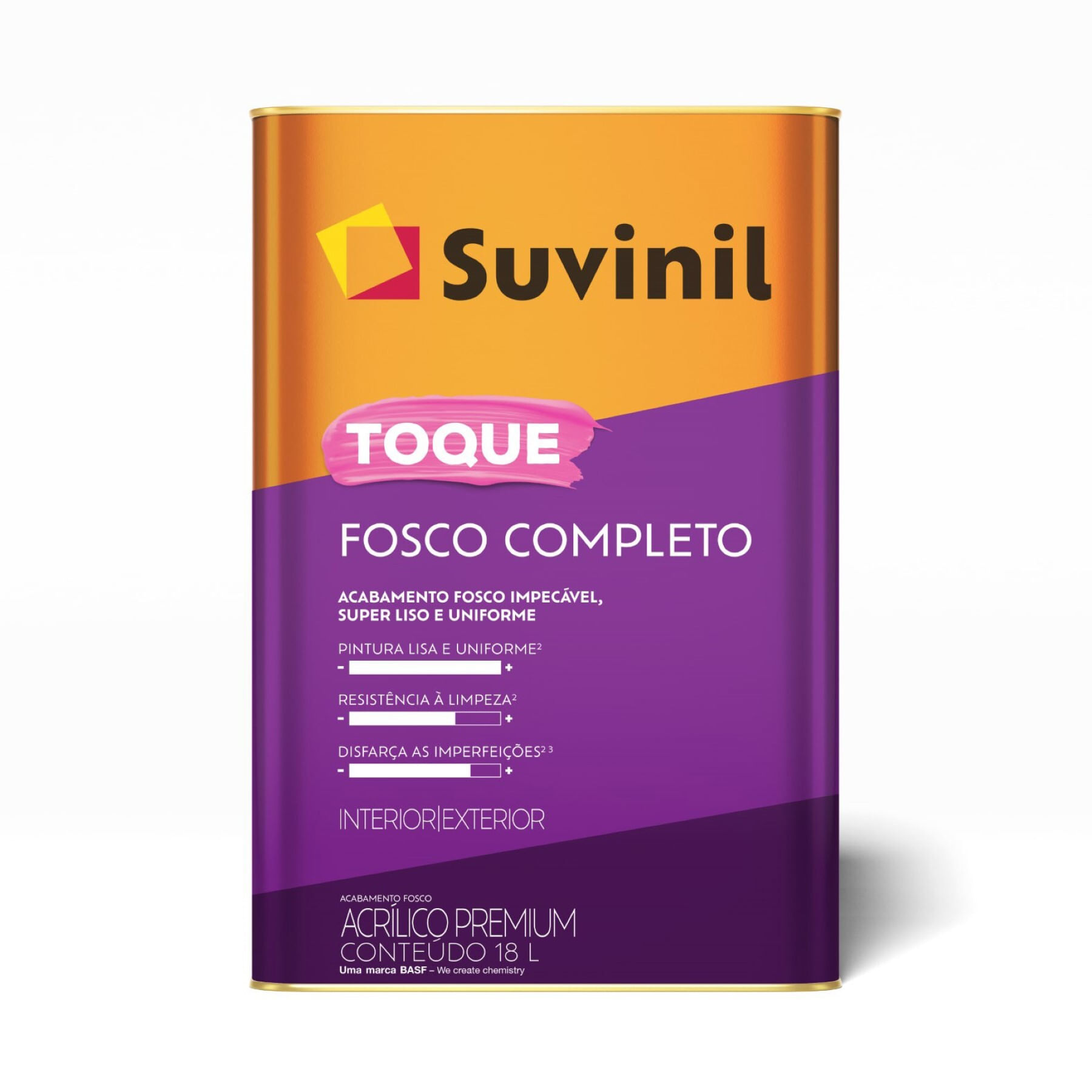 Suvinil Tinta Acrílica Premium Toque Fosco Completo 18L