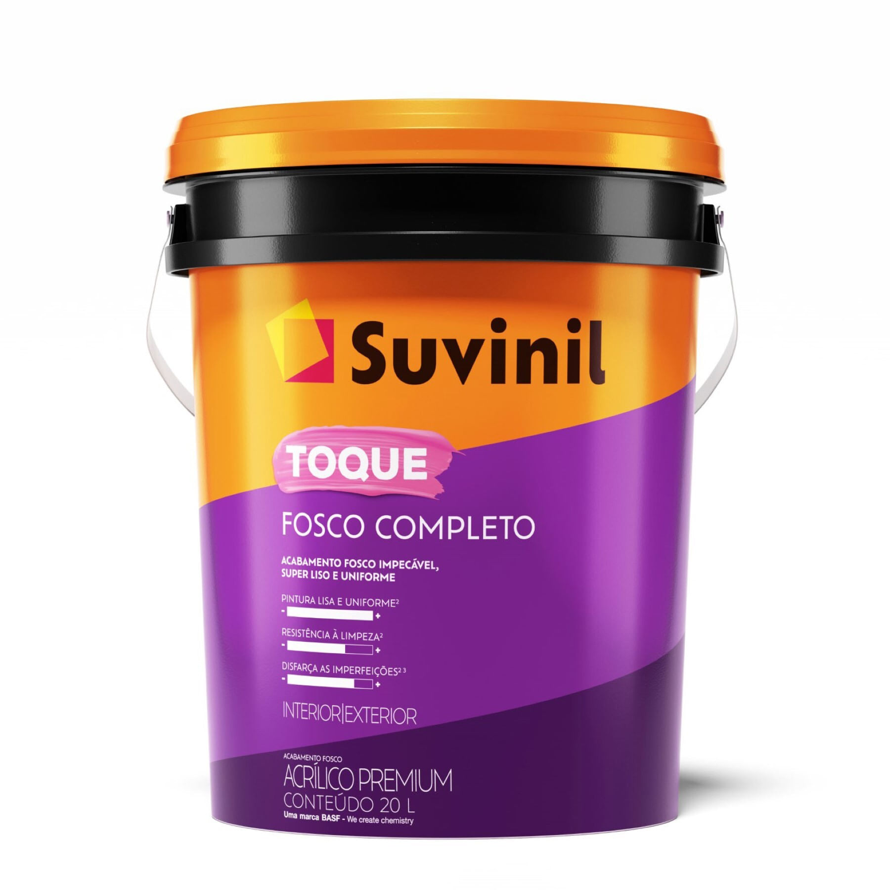 Suvinil Tinta Acrílica Premium Toque Fosco Completo 20L