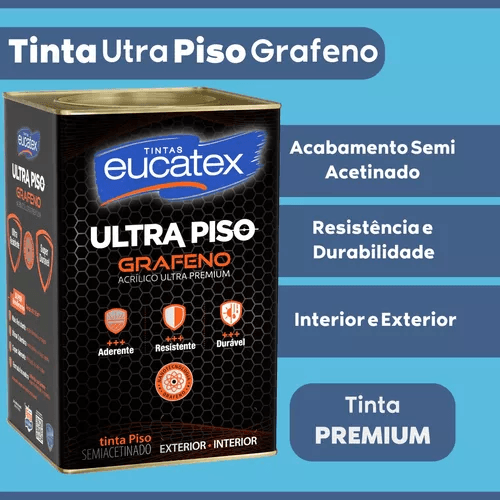 Eucatex Piso Premium Grafeno 18 litros