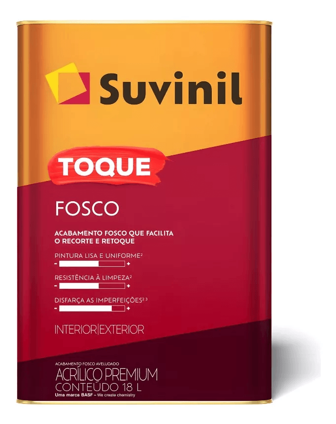 Tinta Acrílica Toque Fosco 18 L Suvinil