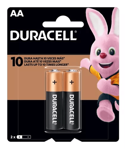 Pilha Alcalina Aa Pequena Duracell - ( 2 e 4 unidades )