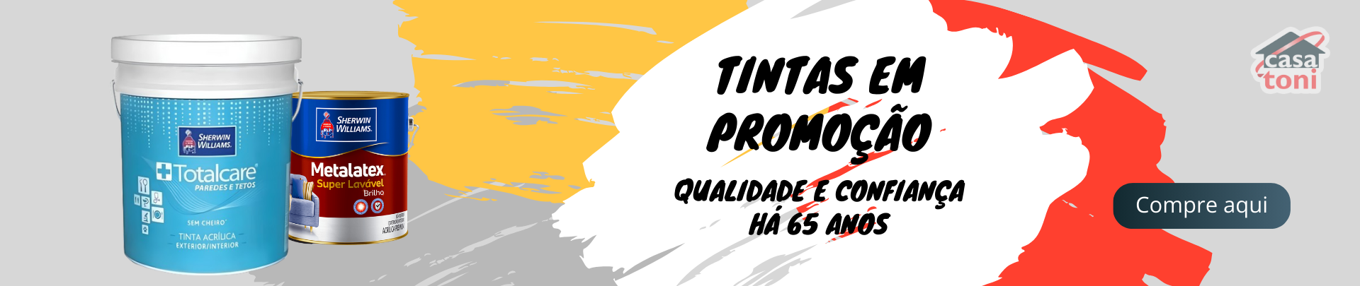 Tintas em promoções