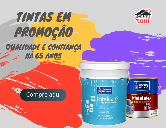 Tintas em promoções