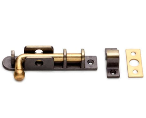 Fecho Trinco Universal Isero 12 cm Latão Oxidado