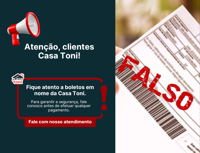 Comunicado Boletos Falsos [ativo]