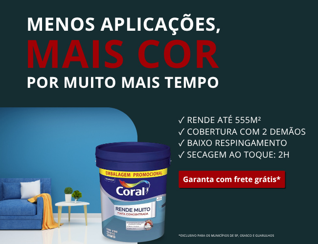 Tinta Coral Rende Muito