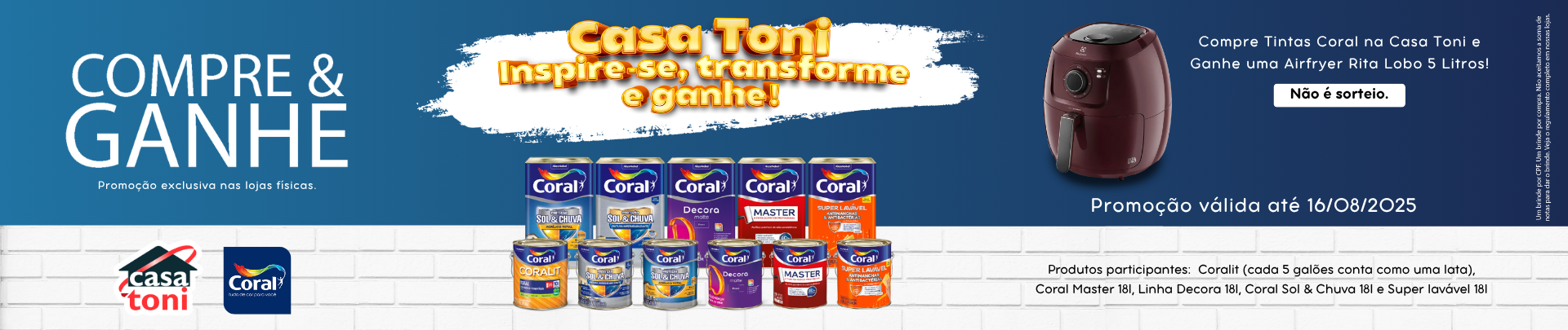 Campanha Compre e Ganhe Coral