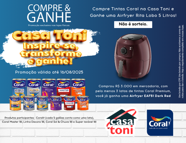 Campanha Compre e Ganhe Coral