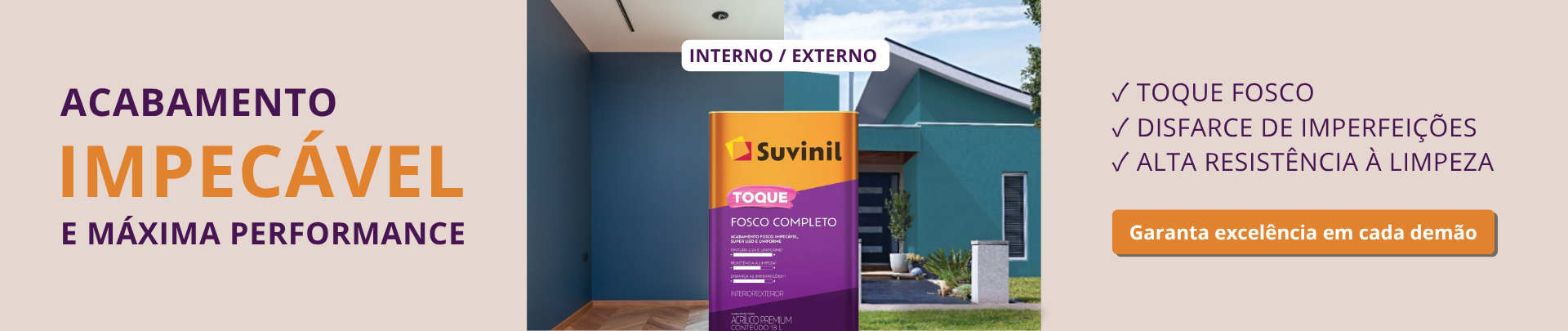 Tinta Suvinil Toque Fosco