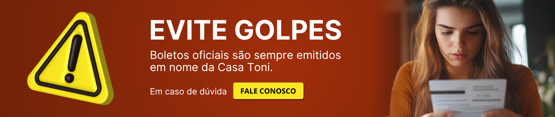 Comunicado Boletos Falsos [ativo]