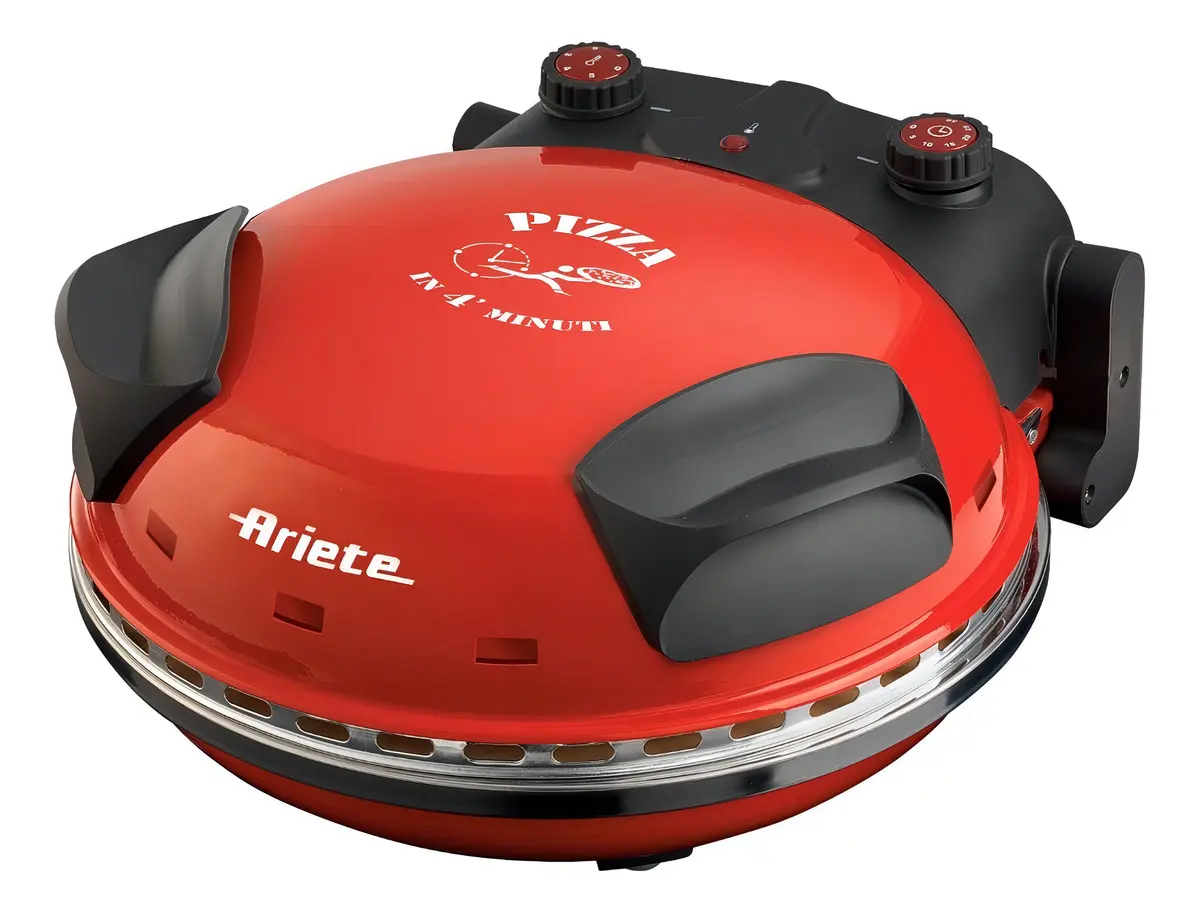 Forno De Pizza Elétrico Ariete 1200w Cor Vermelho